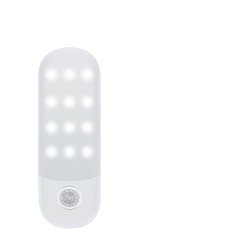 LED light-sensing human body sensor night light emergency light closet light simple baseboard light