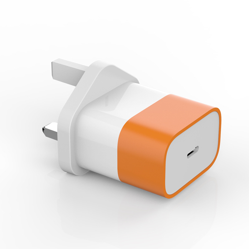 30W PD Fast Charger Dual Color Portable for Apple Huawei Xiaomi Phone Charger Multi-Plug 20W