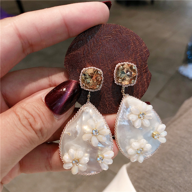 E0304---银针香槟水晶贝壳