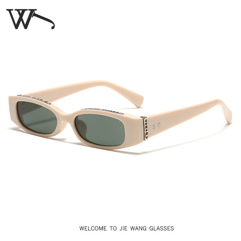 2026 New Narrow Frame Sunglasses Simple UV Protection Small Frame Sunglasses