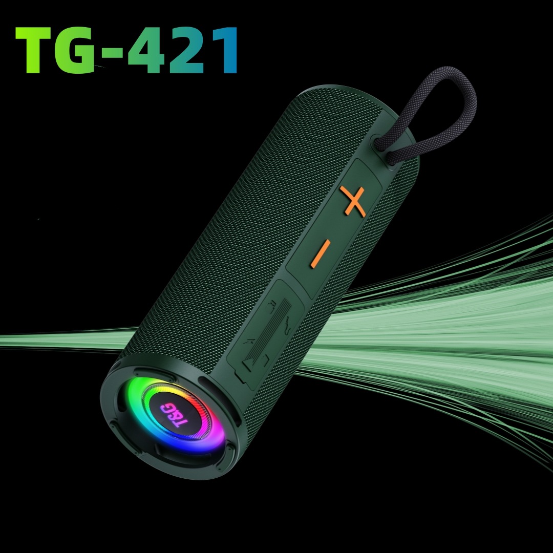 New TG421 Atmosphere Light Bluetooth Speaker Portable Wireless Subwoofer Audio High Power Mini Speaker