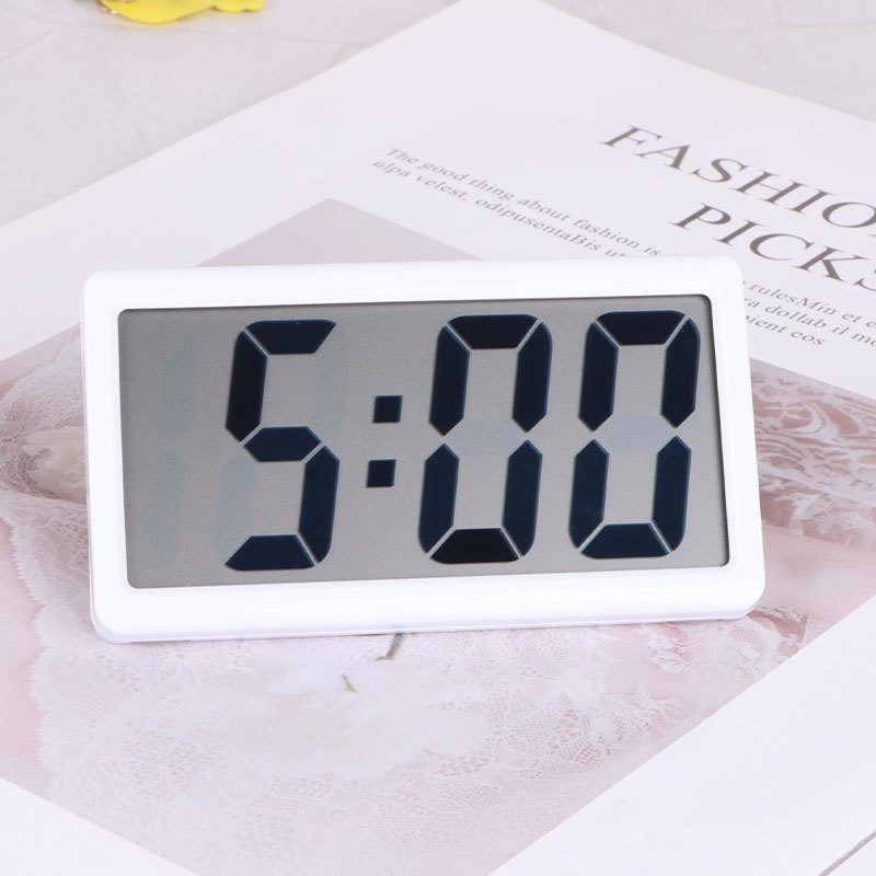 Electronic Clock Desktop Portable Cute Compact Simple Table Small Decoration Student Mini Small Desk Clock