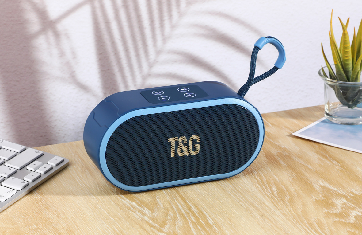 TG689 Iron Mesh Exquisite Outdoor Leisure Bluetooth Wireless Multifunctional Speaker Large Battery Long Endurance Subwoofer