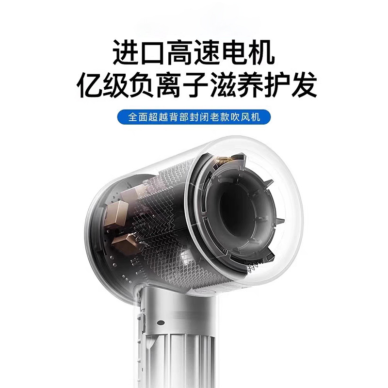 Hair dryer negative ion hair care silent quick-dry stylist专用 high wind speed high-speed hair dryer for barbershop