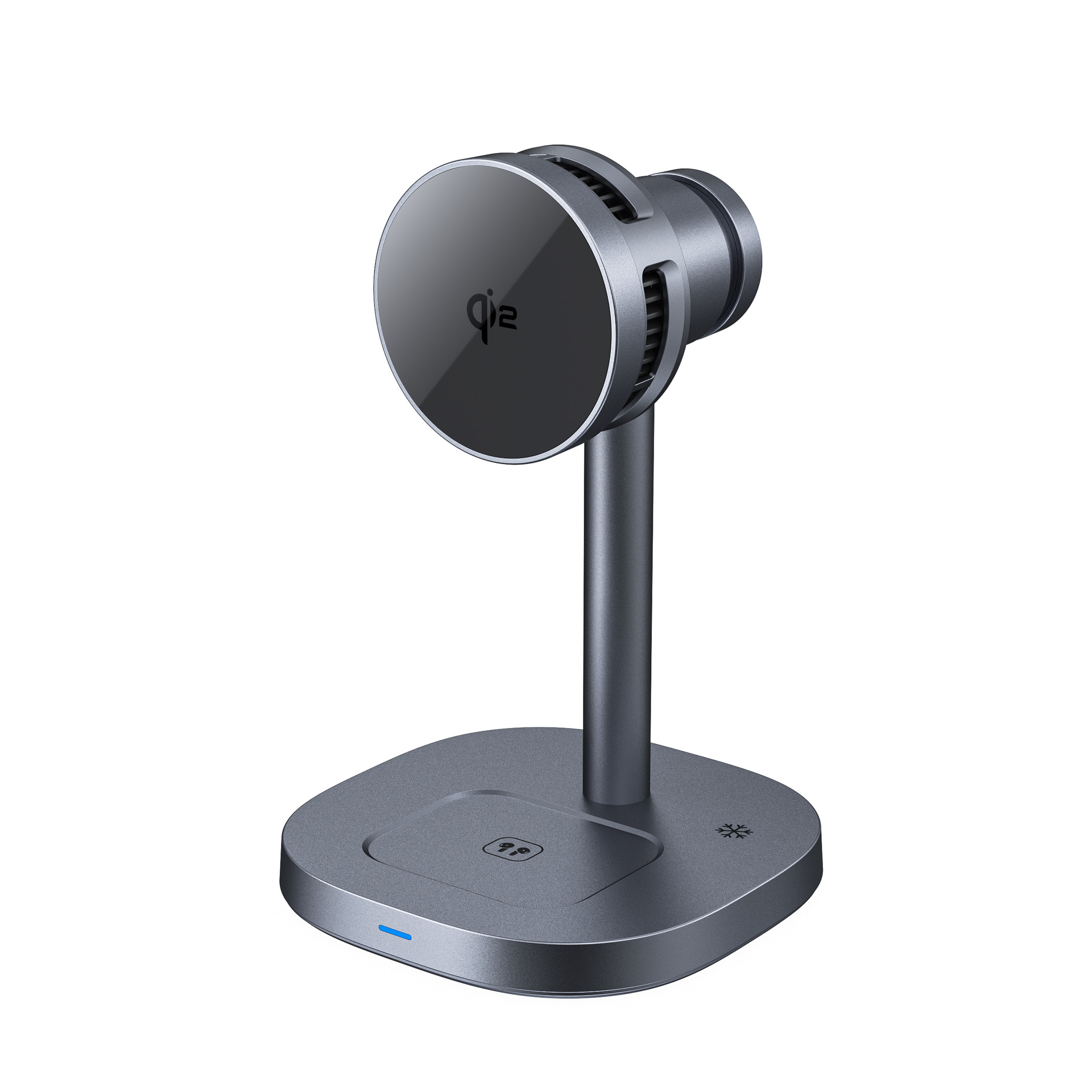 Qi2.2 Fast Charge 25W New Cooling Magnetic Desktop Phone Holder Multifunctional 3-in-1 Wireless Charger