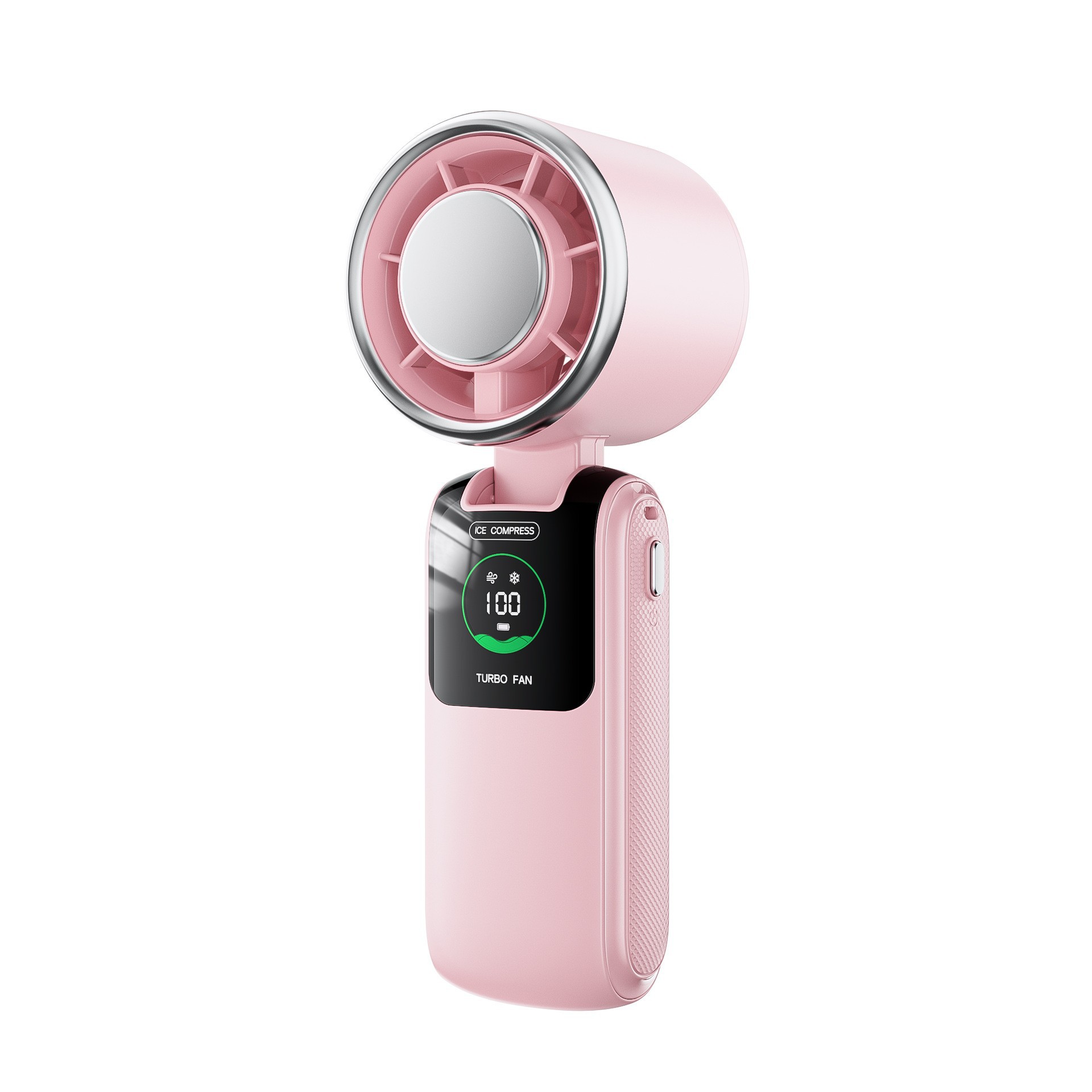 2026 new semiconductor cooling high-speed handheld fan usb mini portable charging folding small fan