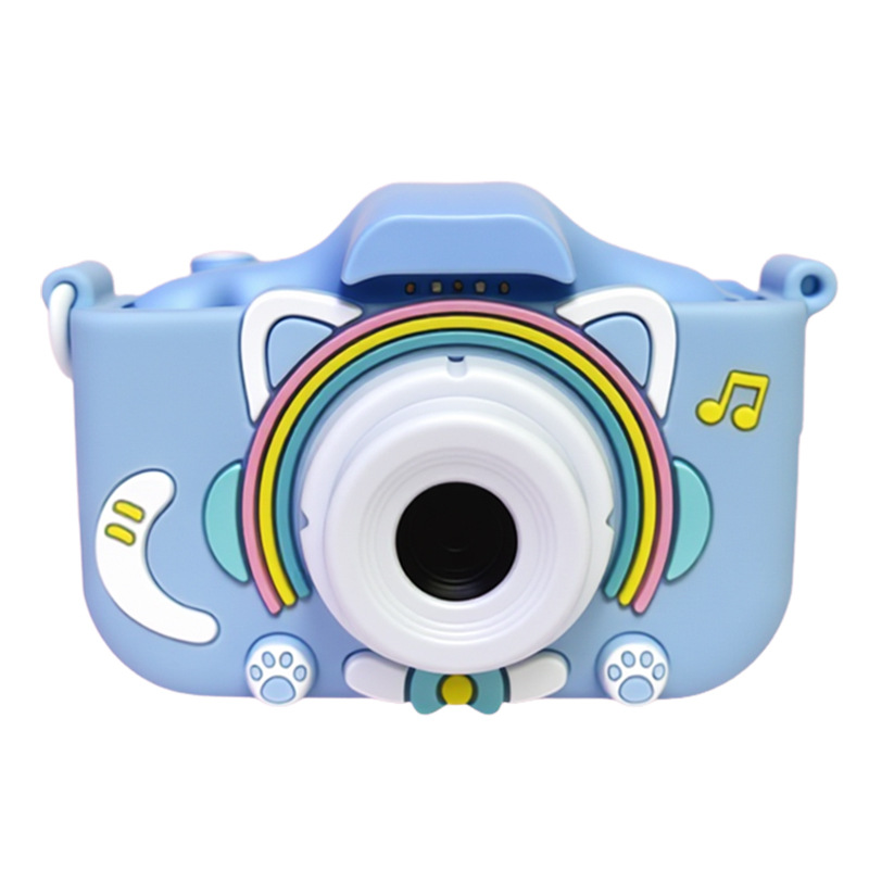 2026 New Children's Camera Cat Cartoon Digital HD Dual Camera Toy Student Gift Mini Camera