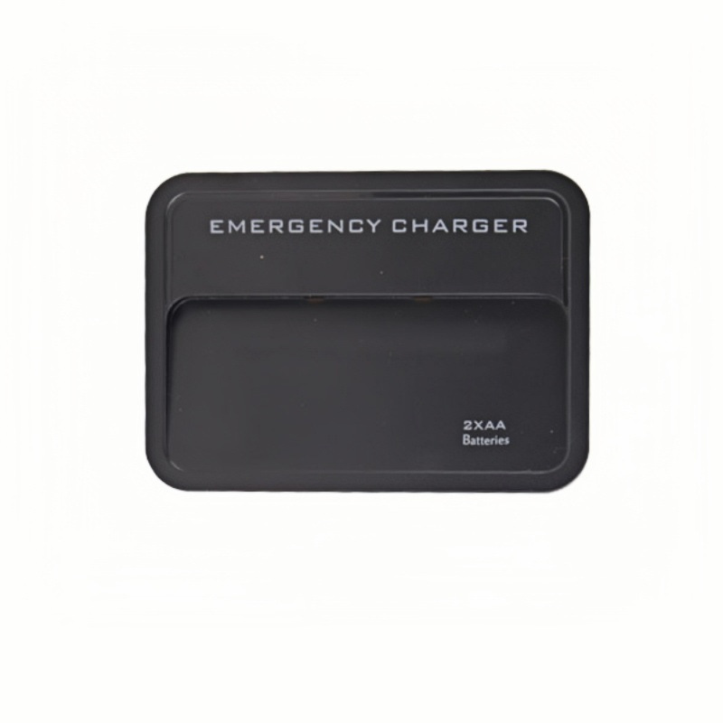 2AA Dry Battery Emergency Charger USB Port Portable with Light Power Bank for AA and AAA Batteries