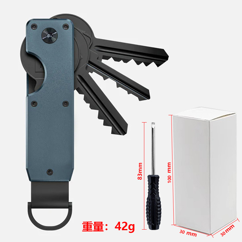 Metal Keychain Aluminum Alloy Key Clip Key Organizer Foreign Gift