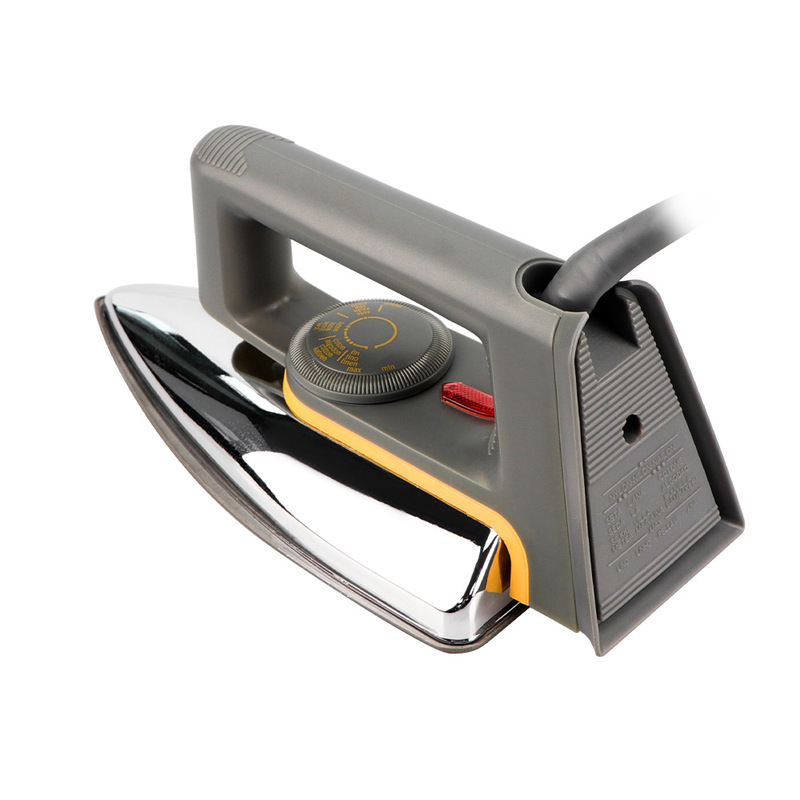 Dry Ironing Iron No Water Old-fashioned Dry Iron No Steam Stainless Steel Electric Iron Can Iron Pictures and Rhinestones