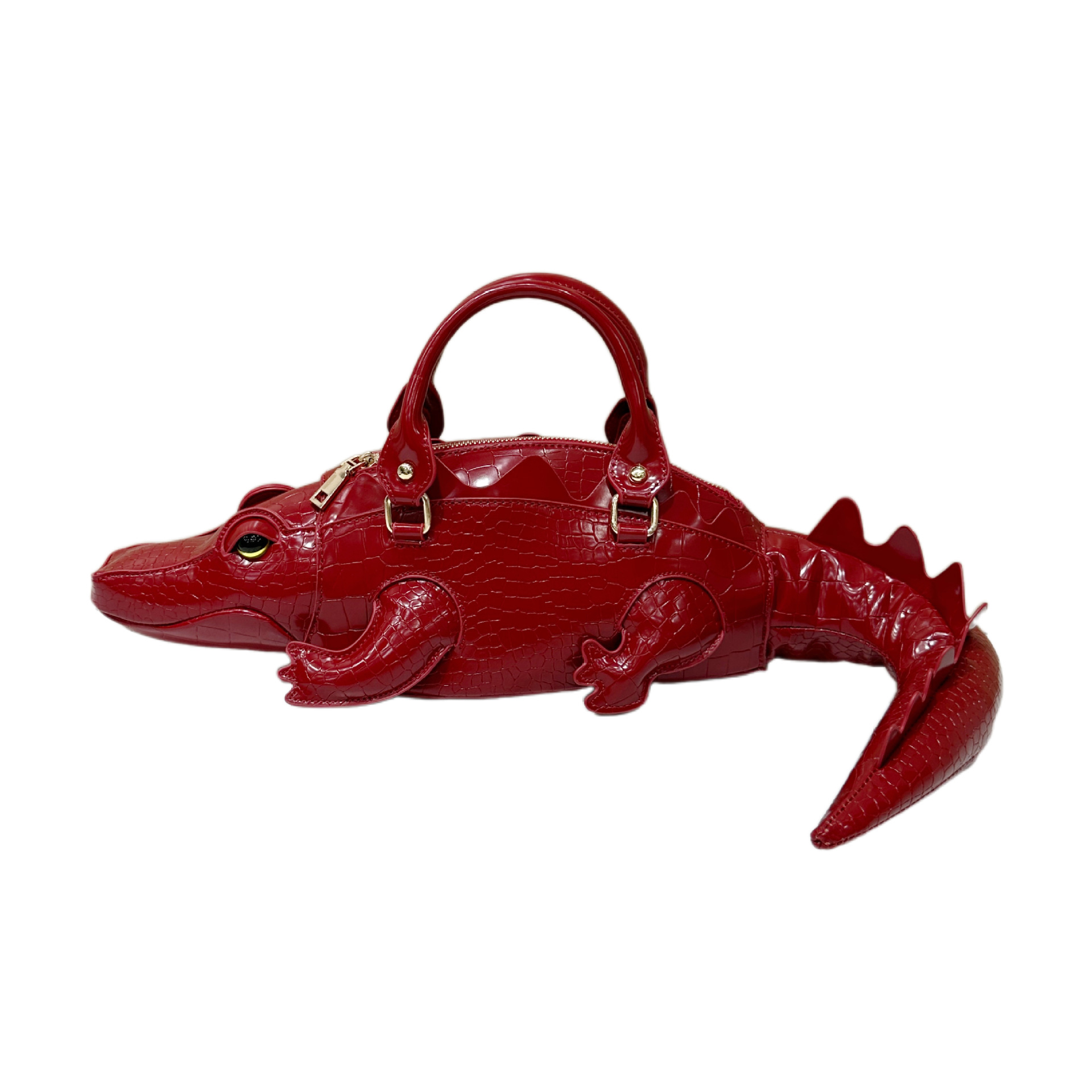 Novelty Handle Bag Shoulder Bag 2025 3D Crocodile Bag Crossbody Bag