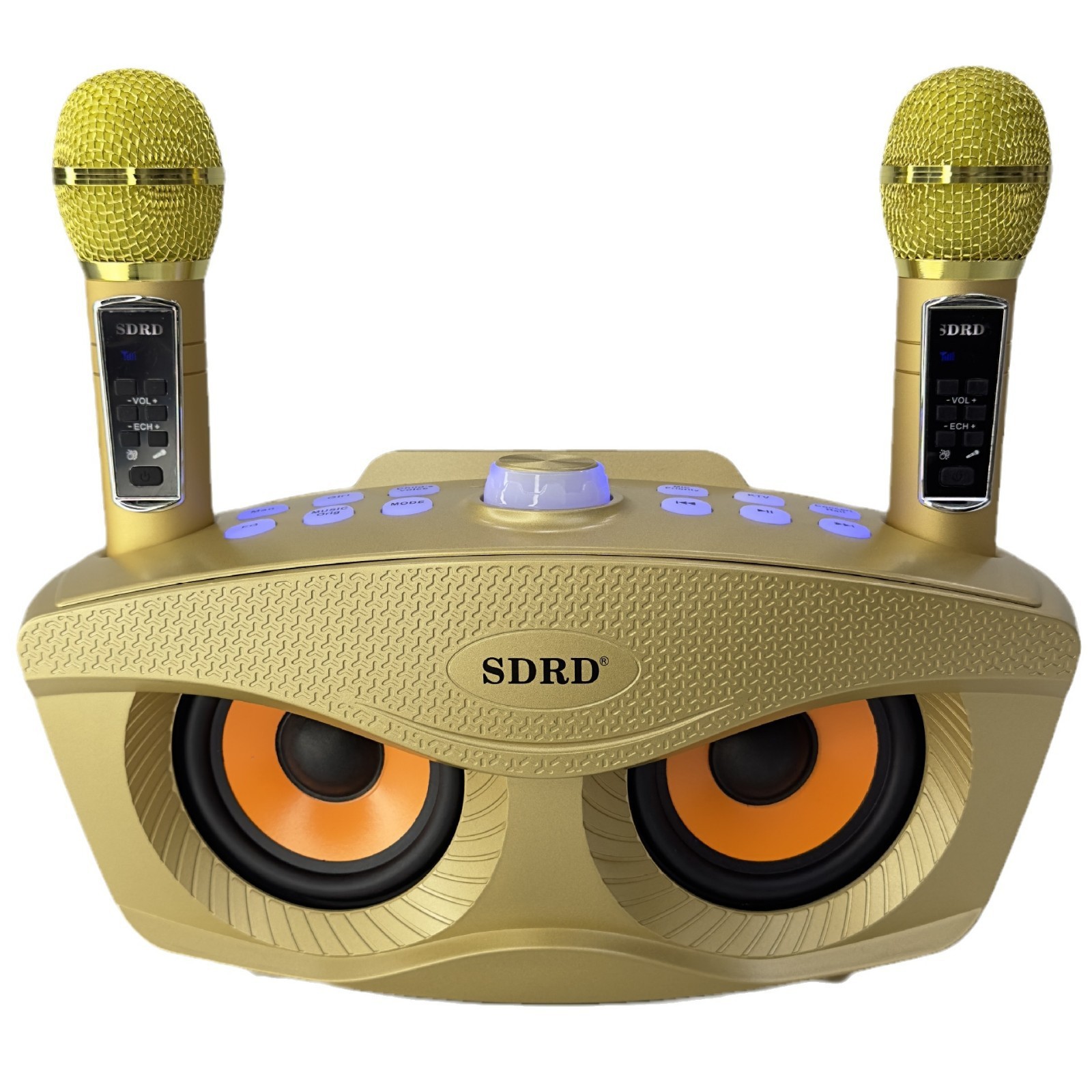 SD306plus Owl Bluetooth Speaker Wireless Microphone Karaoke All-in-One Speaker Home KTV Player