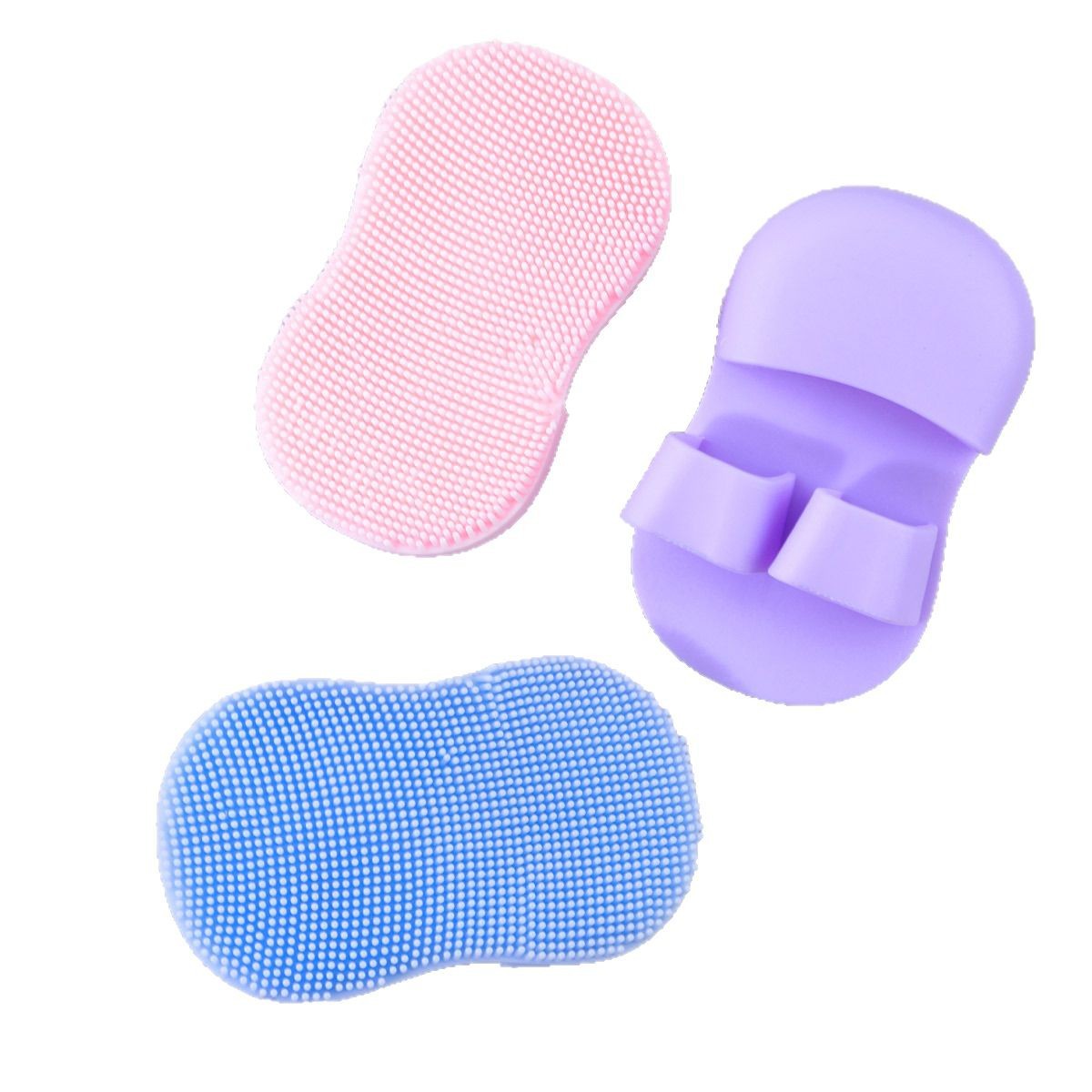 Mini Finger Facial Cleansing Brush Soft Silicone Massage Clean Pores Remove Makeup Wash Face Nose Nasal Wing Clean Face Brush