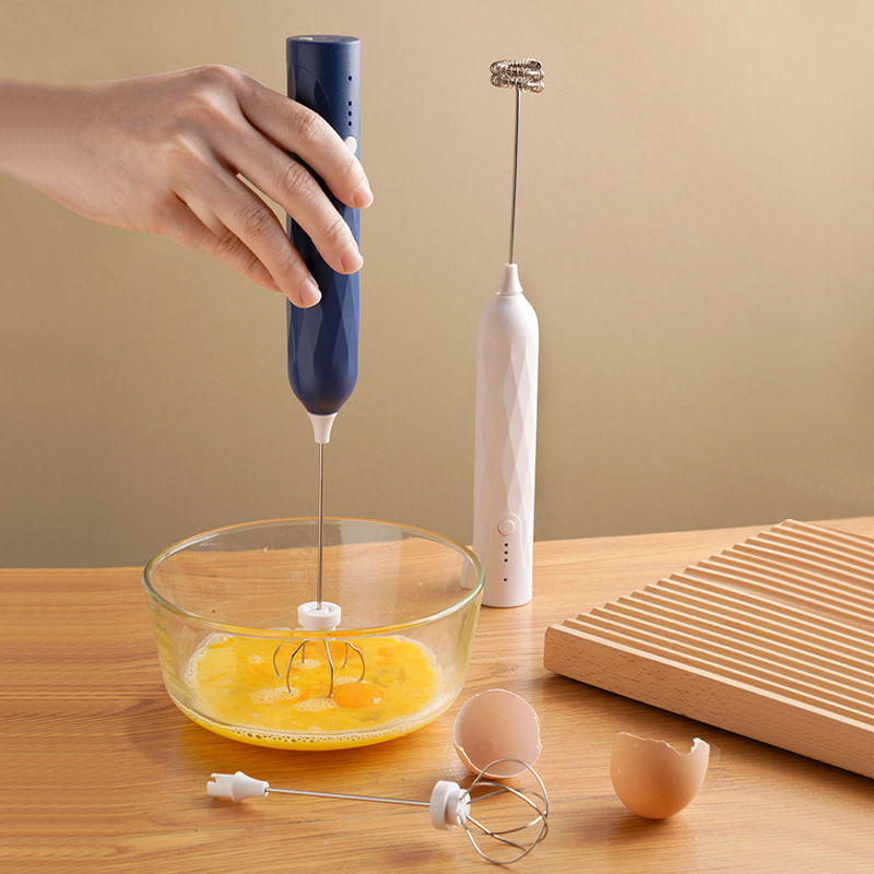 Whisk Egg Whites Cream Multifunctional Egg Beater Coffee Milk Frother Wireless Electric Egg Beater