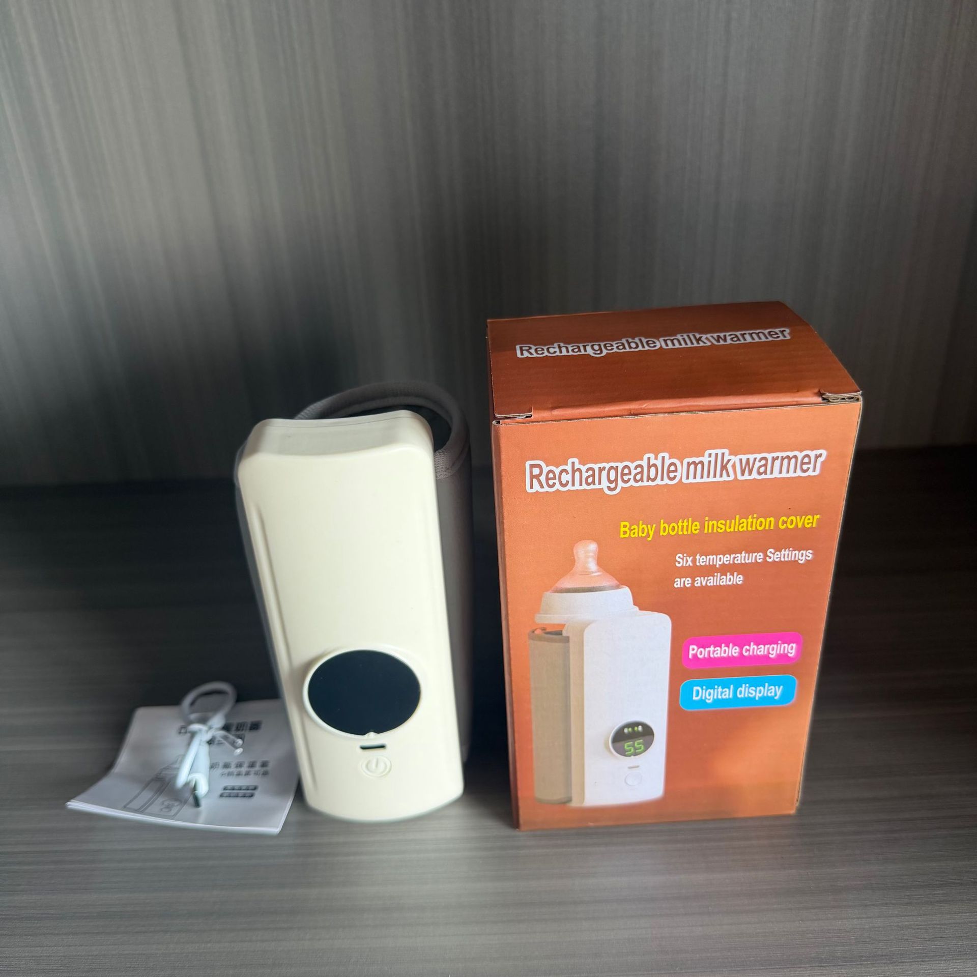 Wireless Heating Baby Bottle Warmer Winter Milk Warmer Night Milk Portable USB Battery Constant Temperature Milk Warmer