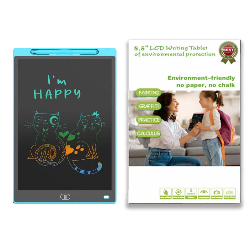 11/13/16 Inch Horizontal Screen LCD Writing Tablet Children's Educational Early Education Graffiti Drawing Board One-Key Clear Electronic Board
