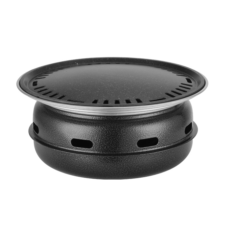 Stainless steel charcoal barbecue grill multi-functional grill for tea boiling outdoor courtyard meat grill