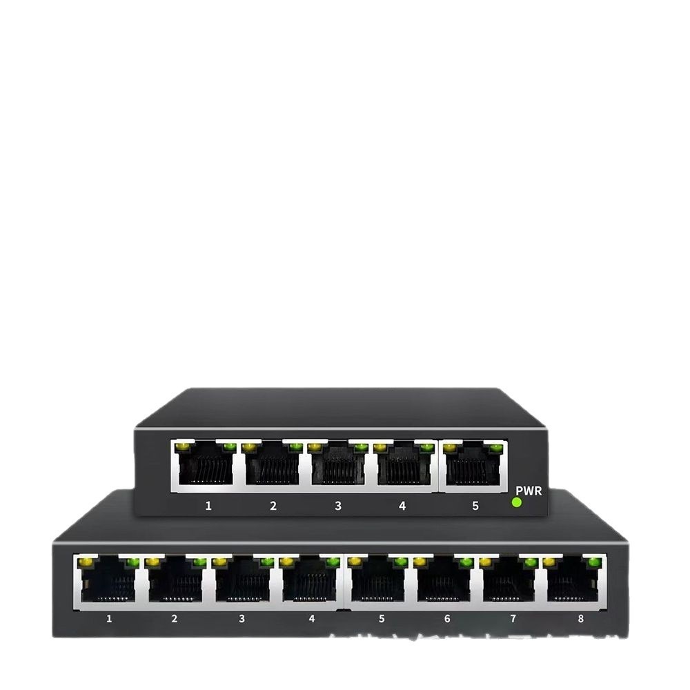 5-Port PoE Switch Gigabit Surveillance Dedicated 1-to-4 Network Switch RJ45 Hub Splitter