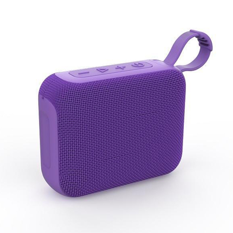 New Fabric Small Speaker Portable Outdoor Cycling Hiking Small Mini Square Bluetooth Speaker