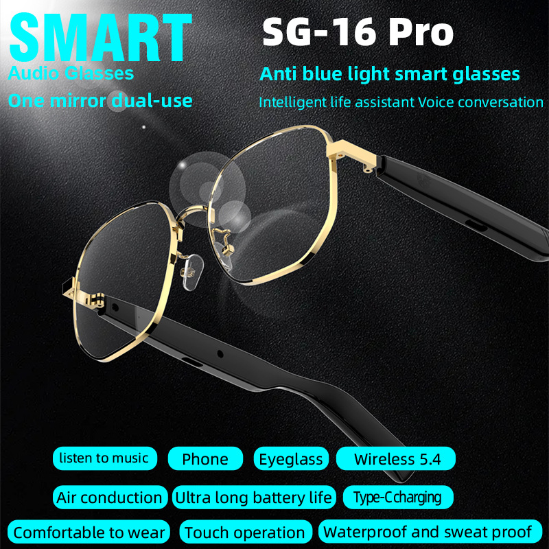 Smart glasses UV protection sunglasses multifunctional music calls gaming AI glasses sunglasses