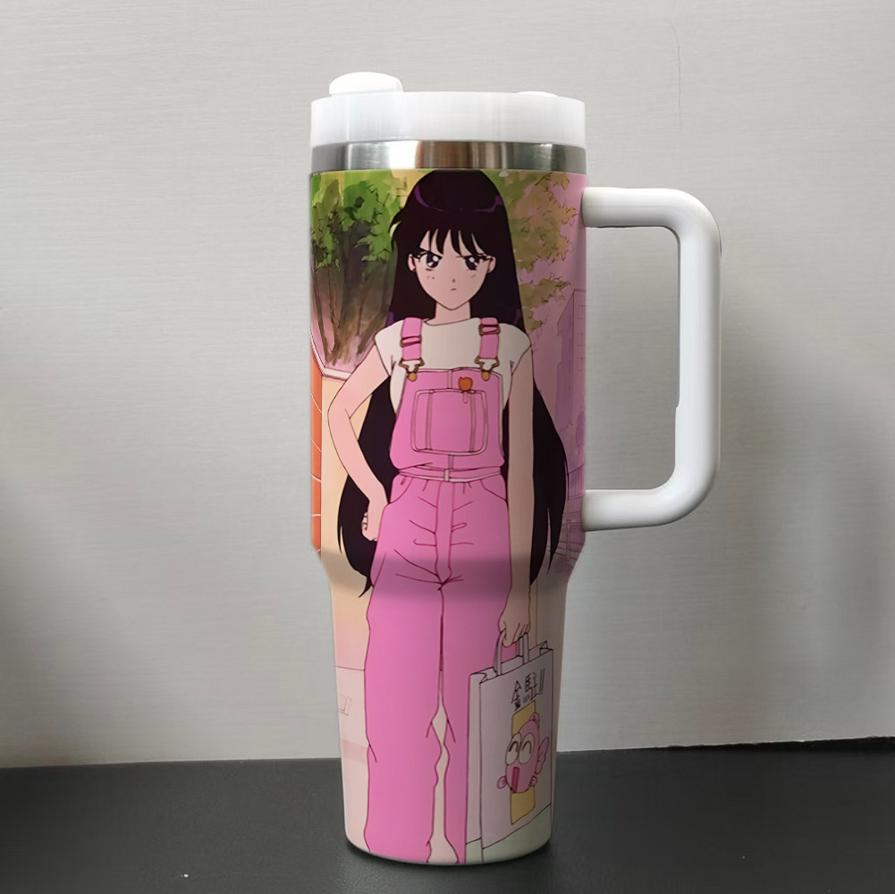 40oz car cup Sailor Moon stainless steel ice霸 cup tumbler thermal cup