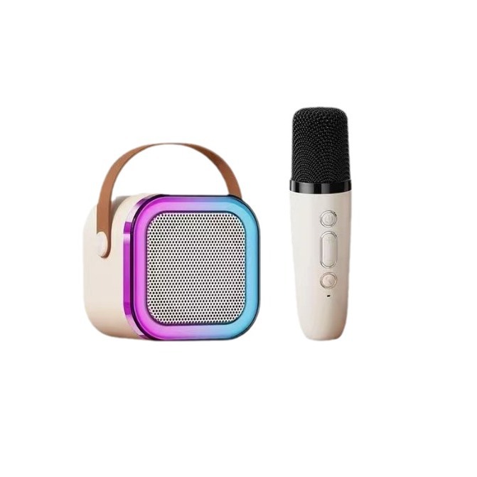 Microphone Speaker All-in-One Microphone Home Wireless Bluetooth Speaker Mini Portable K Song K12 New