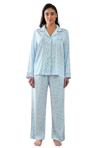 2025 Summer New Cuban Collar Color Block Puzzle Print Long Sleeve Women's Set