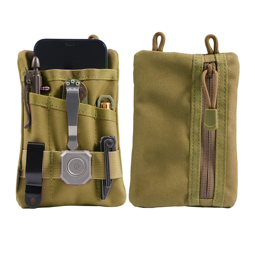 Oxford Camouflage Outdoor Tactical EDC Tool Waist Pouch Coin Card Key Storage Bag