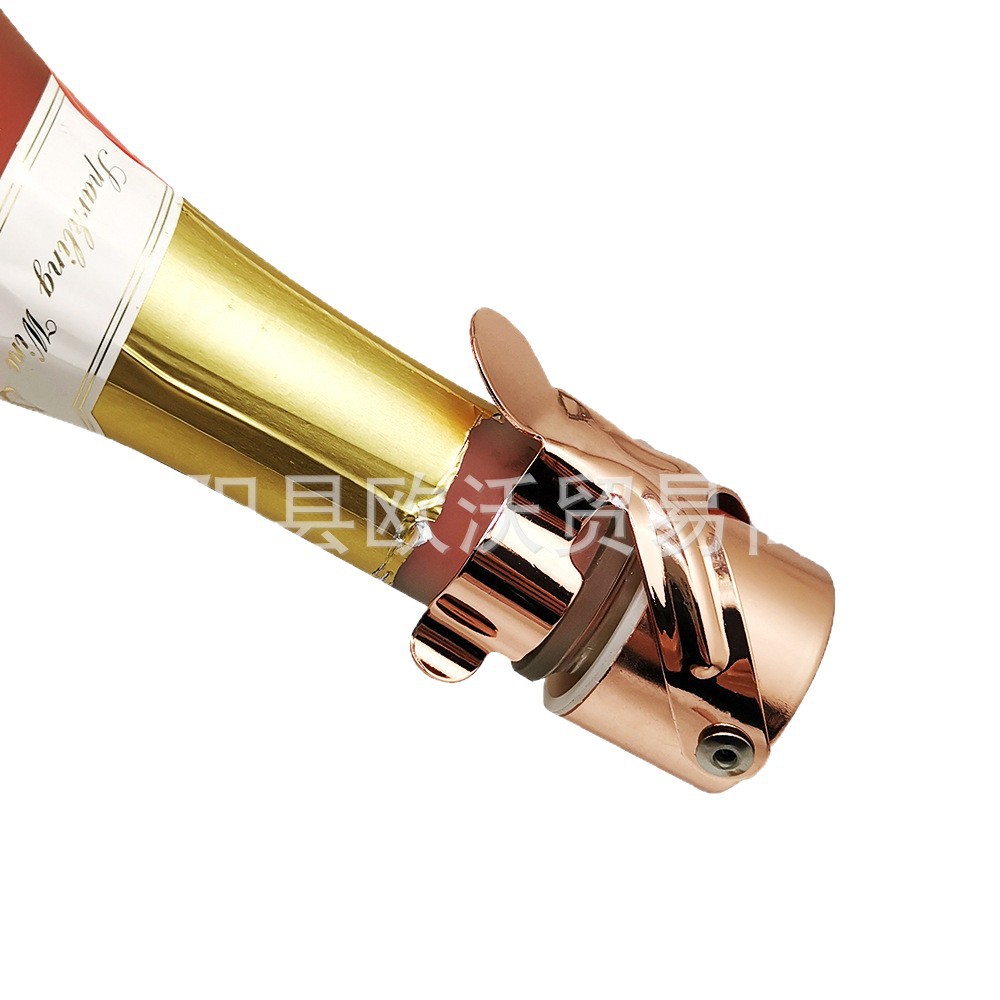 All metal wine stopper red wine stainless steel fresh-keeping stopper fresh-keeping champagne stopper leak-proof wine stopper silver wine stopper