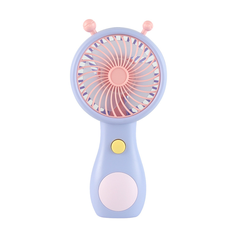 Handheld Snail Small Fan USB Charging Portable Small Fan Cute Cartoon Snail Handheld Fan