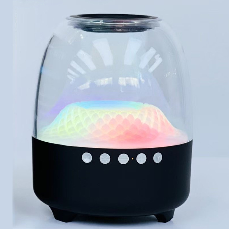 2026 New Glaze 4th Generation Colorful Light Bluetooth Speaker Mini Manhattan Small Speaker Computer Card Bass