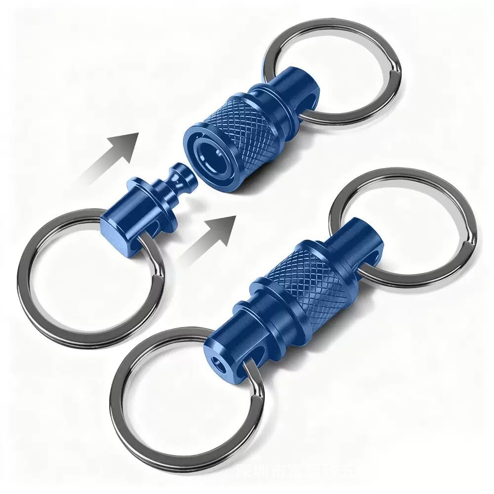 New Aluminum Alloy Universal Buckle 360-degree Rotating Multi-functional Hook Detachable Portable Storage Universal Hook