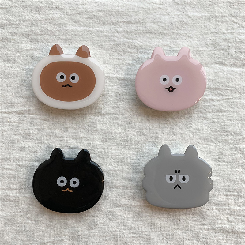 Cute Cat Telescopic Foldable Cartoon Phone Stand Resin Acrylic Airbag Tablet Foldable