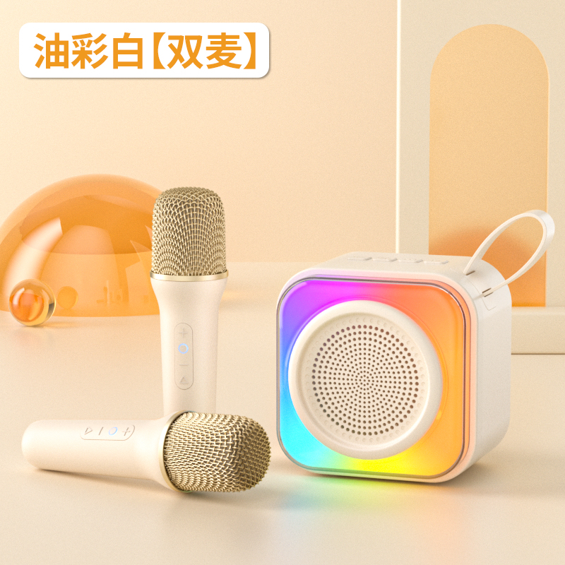 SOAIY SK22 Microphone Speaker All-in-One Bluetooth Singing Karaoke Children Home KTV Machine