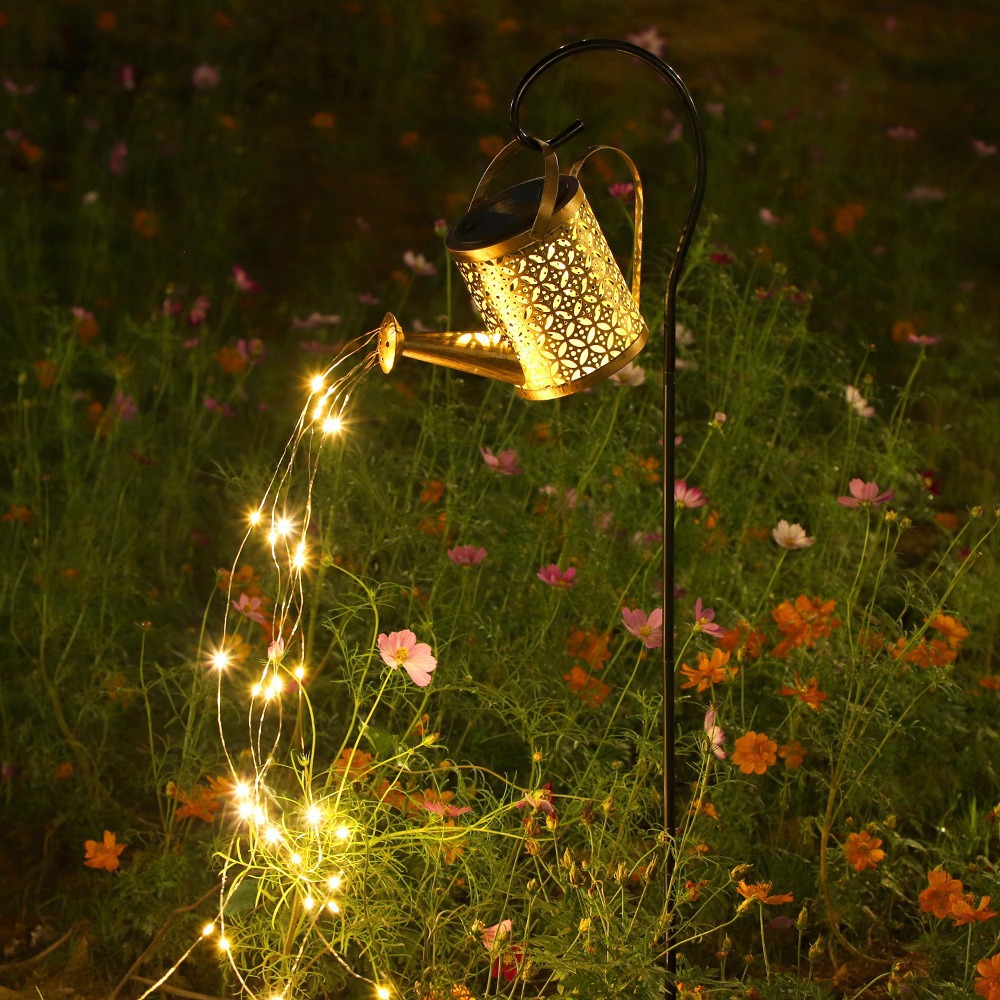 Solar Kettle Light Shepherd Hook Ground Insert Outdoor Waterproof Courtyard Landscape Light Garden Courtyard Decoration