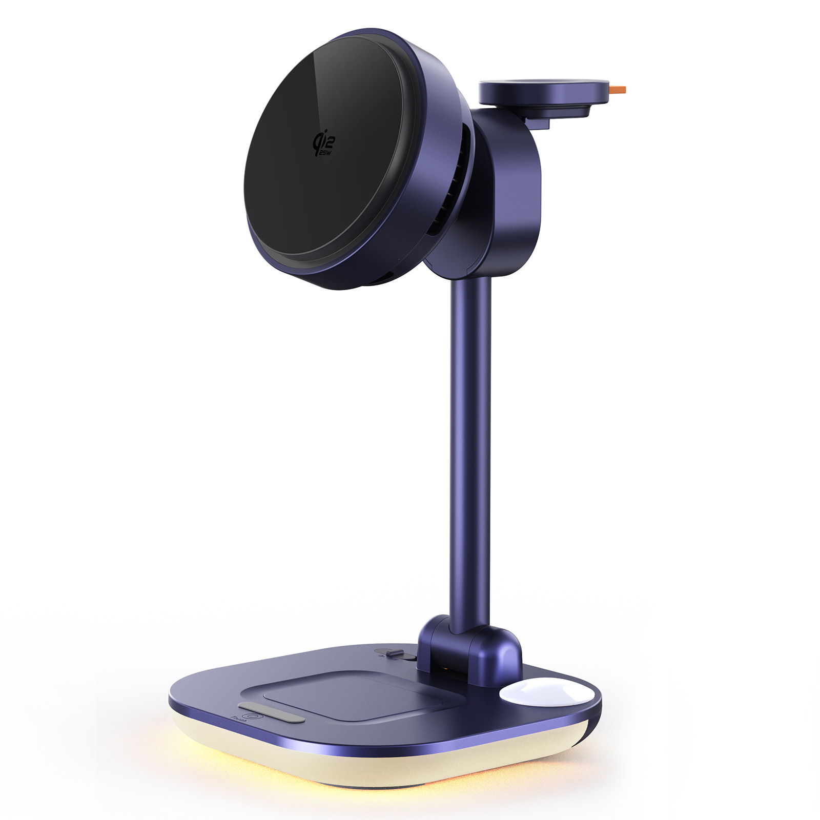 QI2.2 wireless charger 25W phone semiconductor cooling LED human sensor night light multifunctional