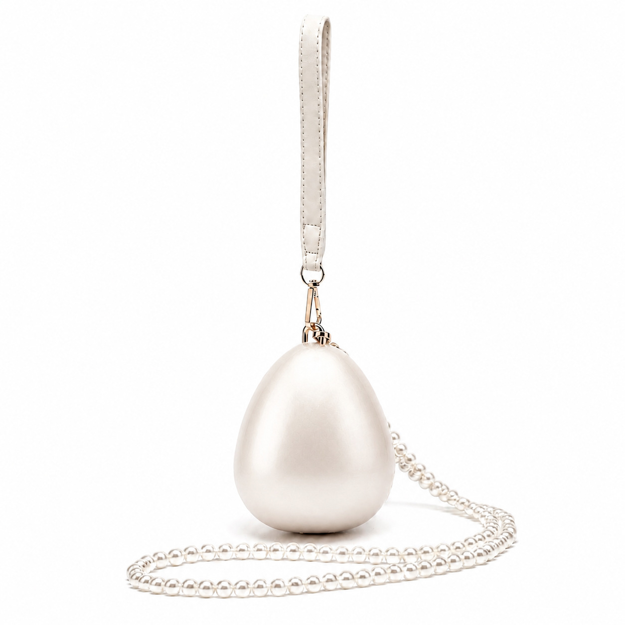 2025 New Women's Single Shoulder Crossbody Bag Irregular Shell Acrylic Bag Wedding Banquet Clutch