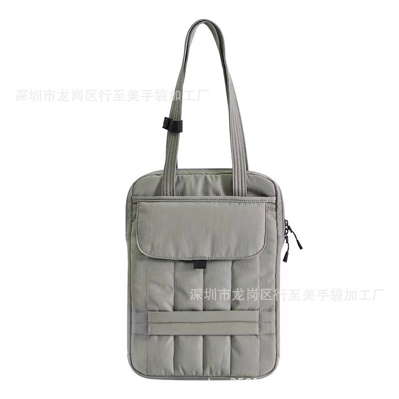 Durable nylon portable storage bag multi-purpose textile computer tote bag hand shoulder bag