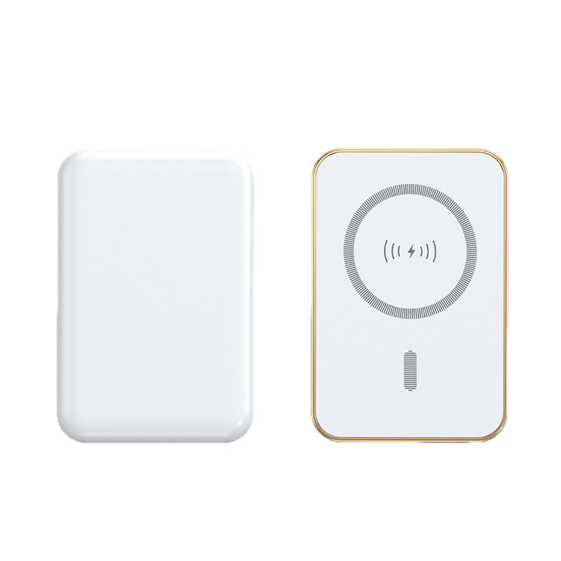 Phone External Battery Magnetic Wireless Charging 10000/5000mAh Power Bank Compact Portable Mobile Power Supply