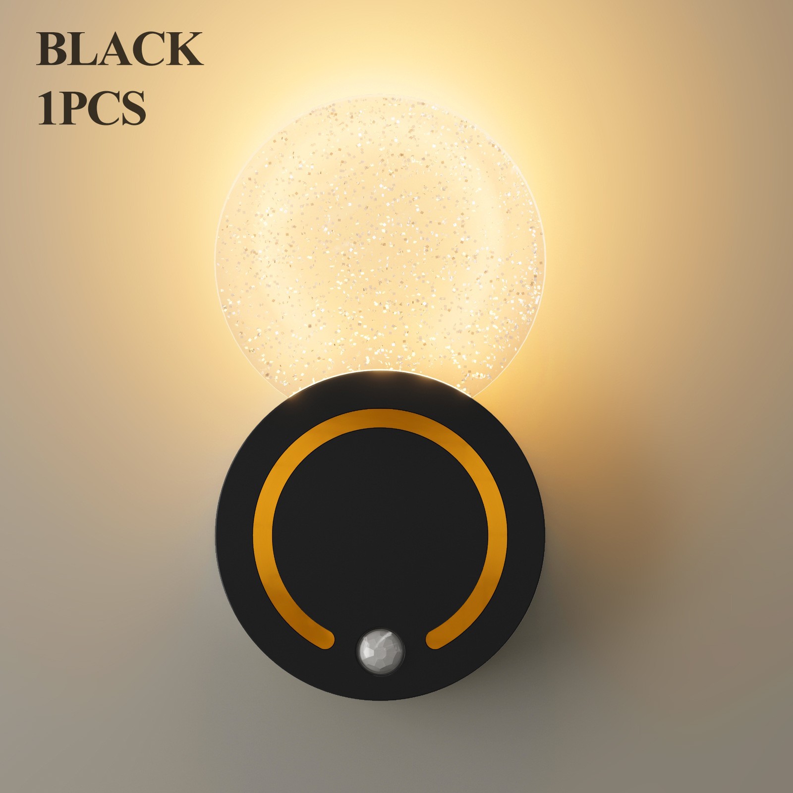 Human Body Induction Bedroom Bedside Wall Light Snap-On No Wiring Bedroom Charging Night Light