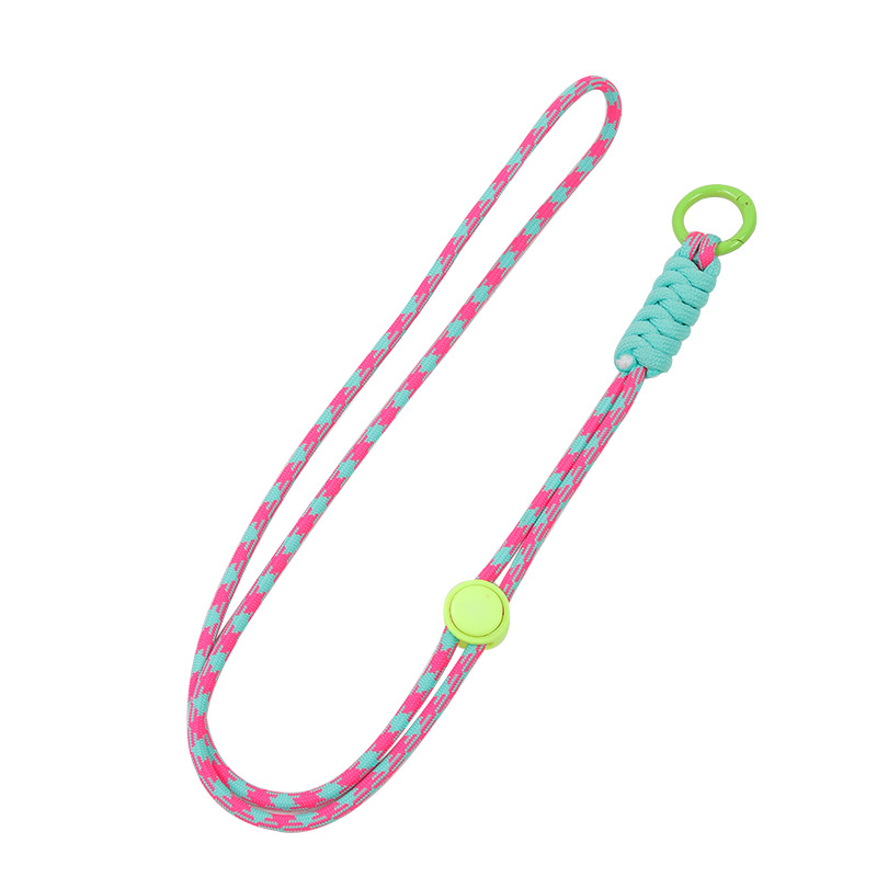 Phone lanyard wrist strap pendant phone chain hanging rope key female twist pendant neck hanging