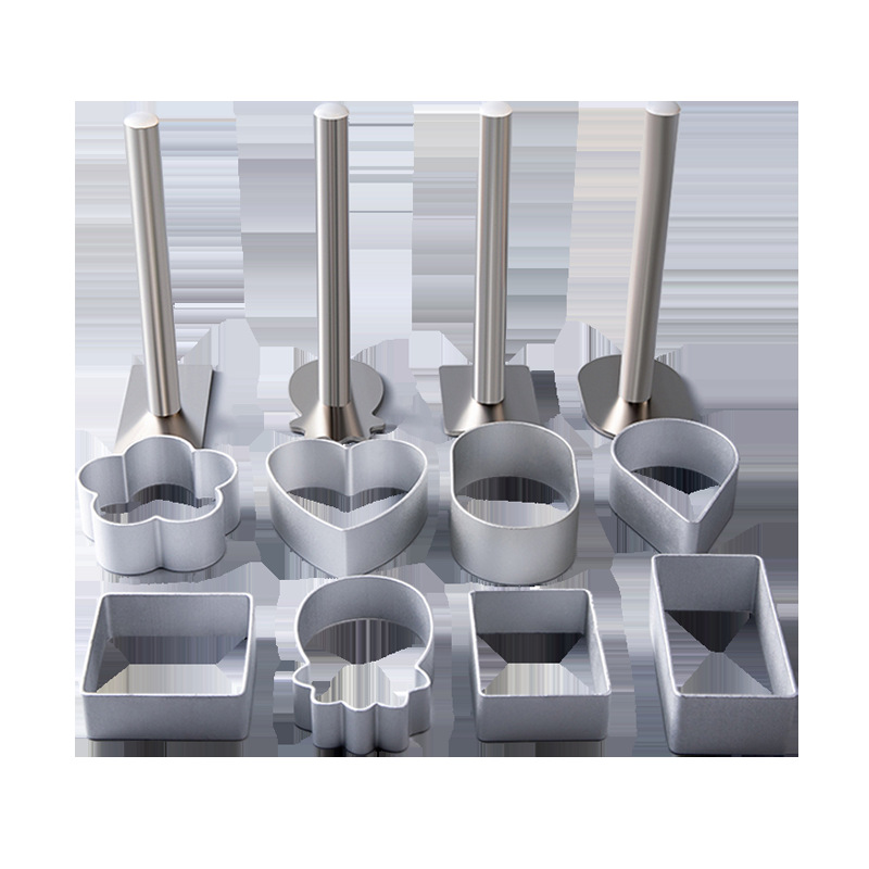 Thickened pineapple cake mold press mold maker for cookies icing flower rectangular heart shape press plate set