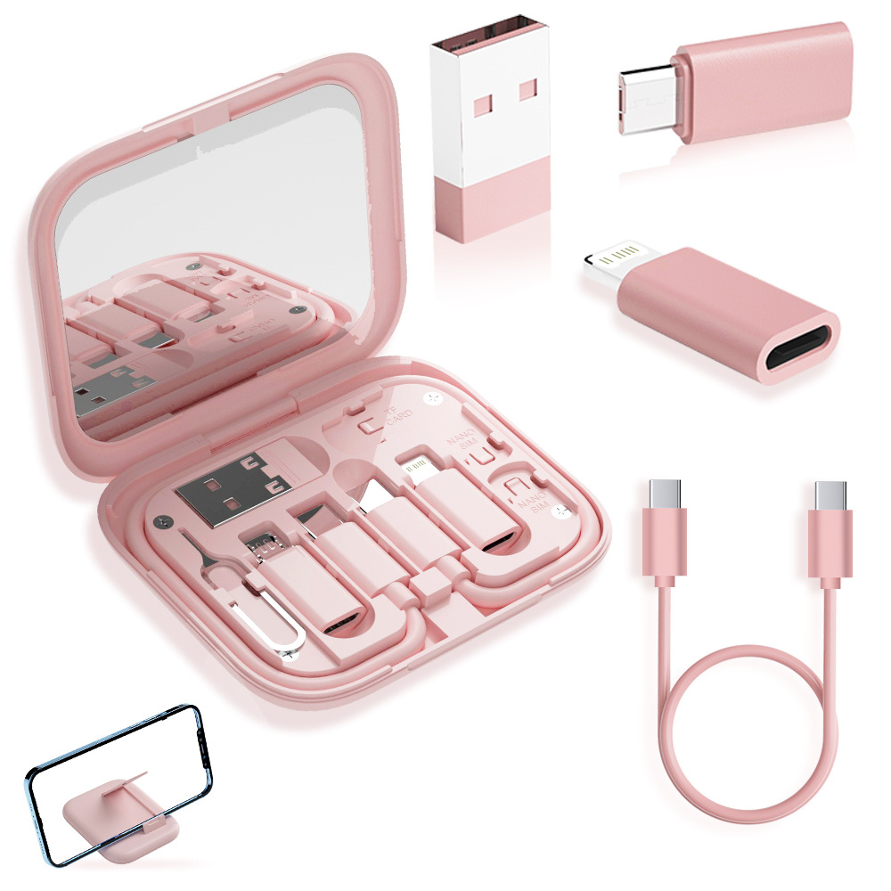 Xin Guanghui Magnetic Fast Charging Data Cable Foldable Portable Three-in-One Universal Box Type-C Charging Cable