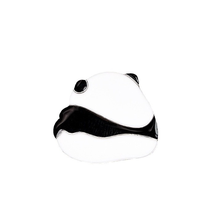 Chinese Style Panda Brooch Cute Animal Bag Badge Clothing Bag Accessory Bamboo Giant Panda Chain Lapel Pin