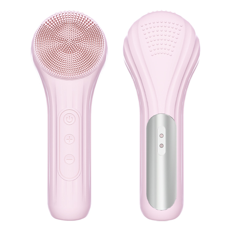 New Face Washer Electric Ultrasonic Vibration Hot Compress Blackhead Remover Facial Cleaner Beauty Silicone Face Cleanser