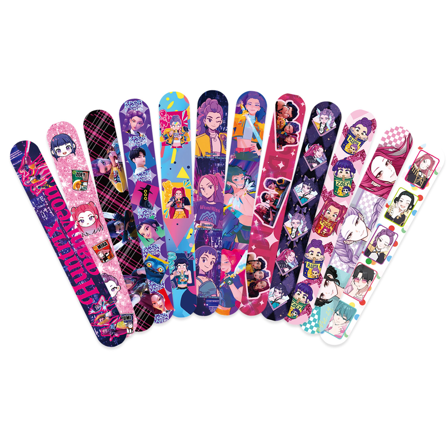 New K-POP Witch Hunters Slap Bracelet Witch Hunters Clap Wristband Children's Slap Bracelet PVC Slap Wristband