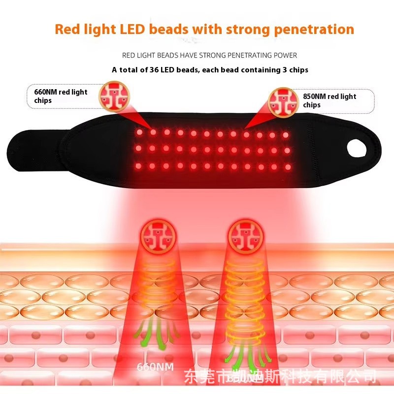 Red Light Physiotherapy Wrist Guard Joint Relaxation Hot Compress Dual Band Pulse Plug-in Red Light Wrist