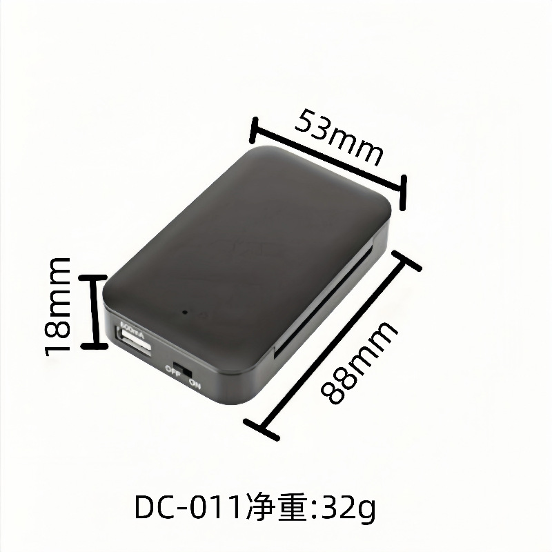 Ultra-thin three-section flip cover 5号 dry battery emergency charger portable 3AA alkaline battery box mobile power bank backup