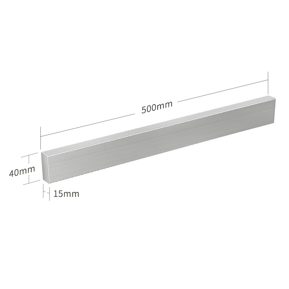 fully welded 304 magnetic knife holder magnetic knife rack kitchen wall-mounted storage rack knife storage no drilling