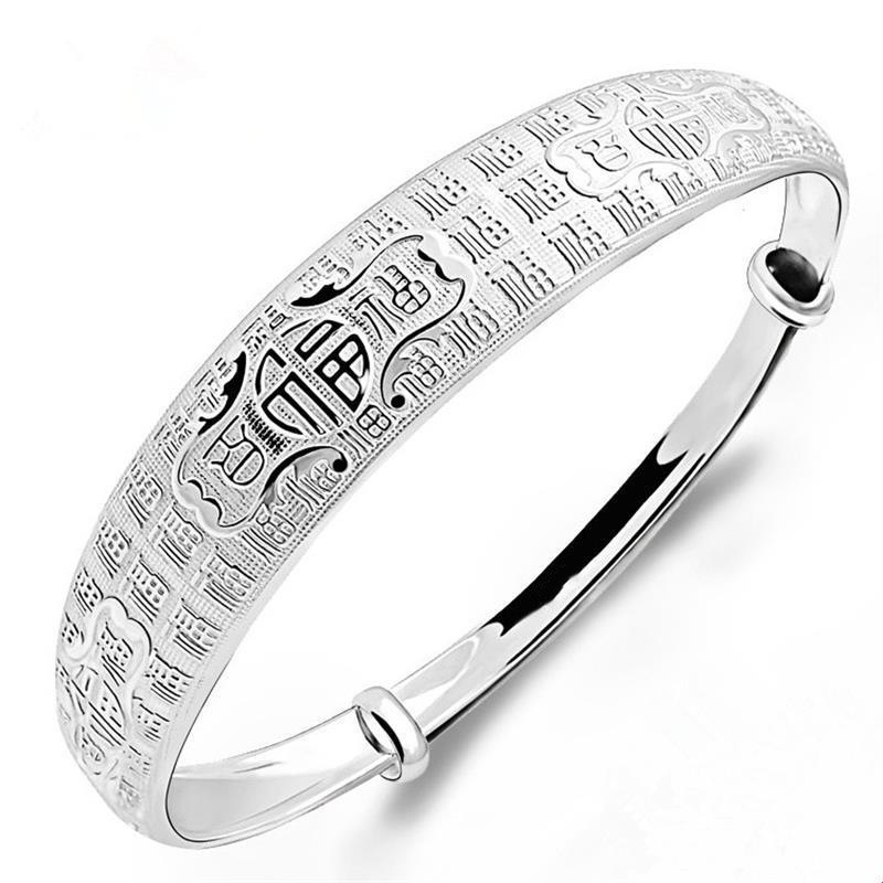 Dragon and Phoenix Chengxiang Miao silver bracelet women's ethnic style silver-plated 925 silver bracelet silver jewelry sales run